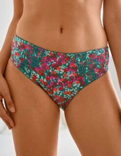 Culotte Coton Brodée Olbia Imprimé Fleuri - Lot De 2