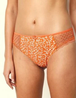 Culotte Midi Dentelle Coton Imprimé Tropea - Lot De 4 11 Culotte Midi Dentelle Coton Imprimé Tropea - Lot De 4 -Élégance Nuit Soldes Boutique 707854 C01 zoomx vue4
