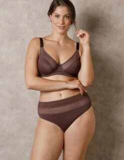 Culotte Haute Microfibre Effet Seconde Peau Albury - Lot De 2 -Élégance Nuit Soldes Boutique 707907 C05 zoomx vue3