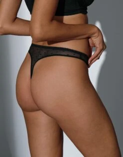 String Brodé Et Tulle Plumetis Lolak -Élégance Nuit Soldes Boutique 707912 C02 zoomx vue5