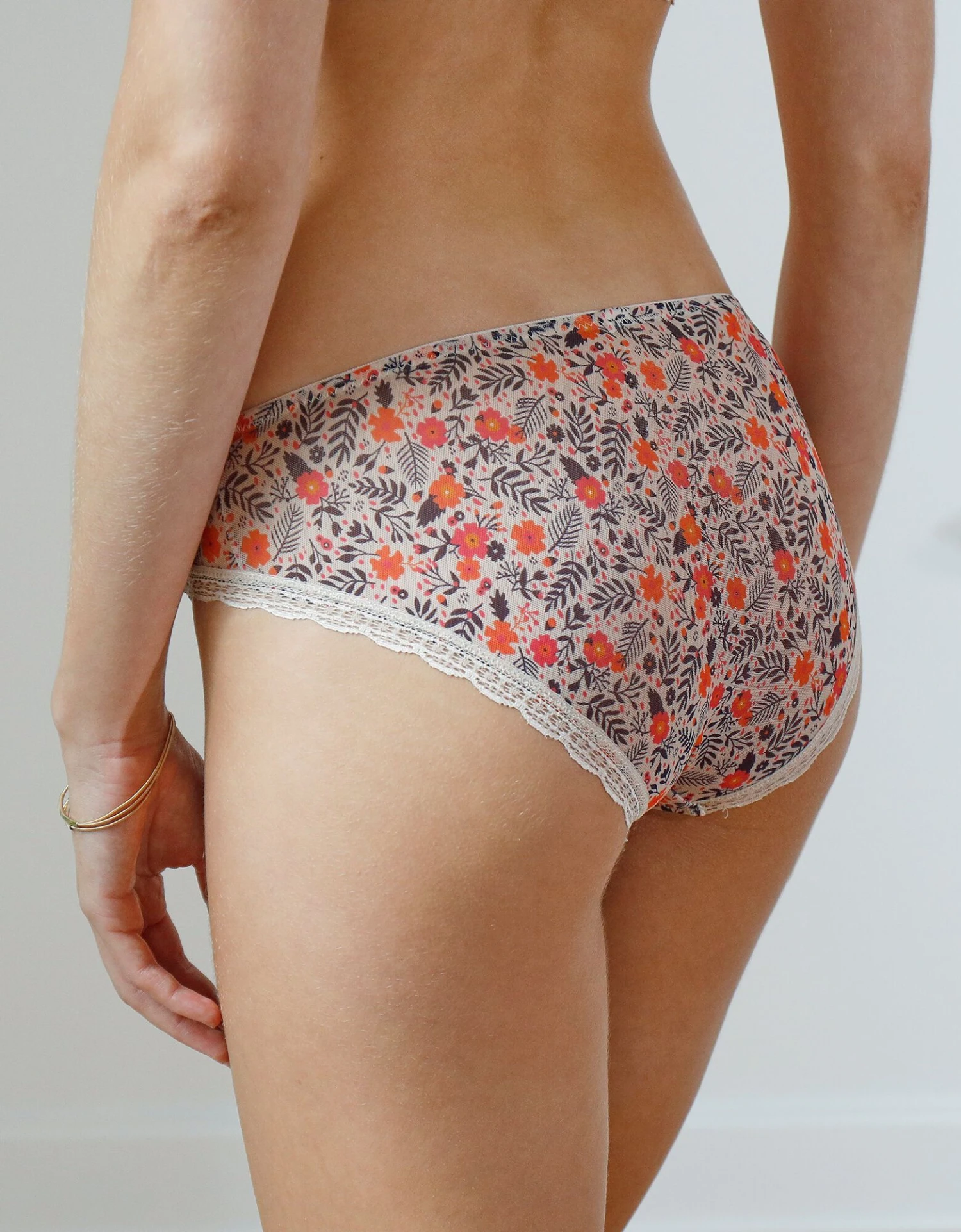 Culotte Forme Midi Tulle Imprimé Fleuri Wono 3 Culotte Forme Midi Tulle Imprimé Fleuri Wono – Image 3