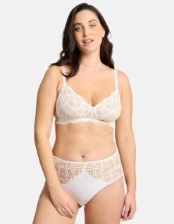 Culotte Midi Dentelle Elise -Élégance Nuit Soldes Boutique 707917 C01 zoomx vue3